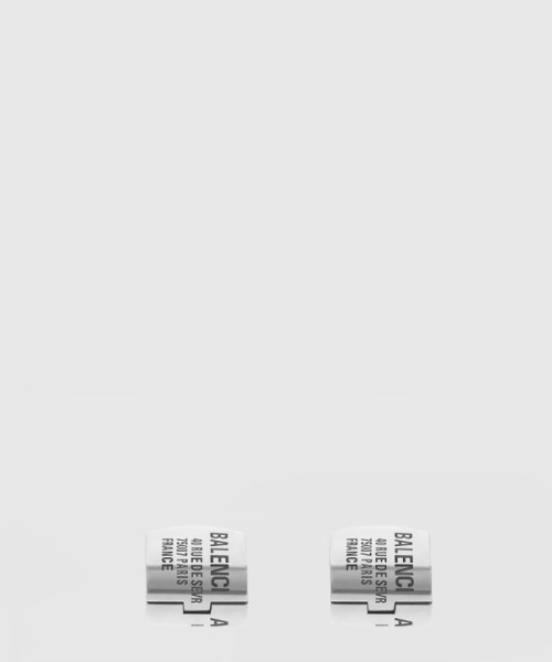 태그 스터드 귀걸이 792892