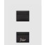 Dior 리본 로고 카드홀더 곡면 소가죽 2ESCH