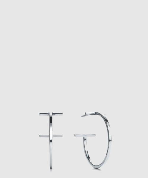 T1 후프 귀걸이