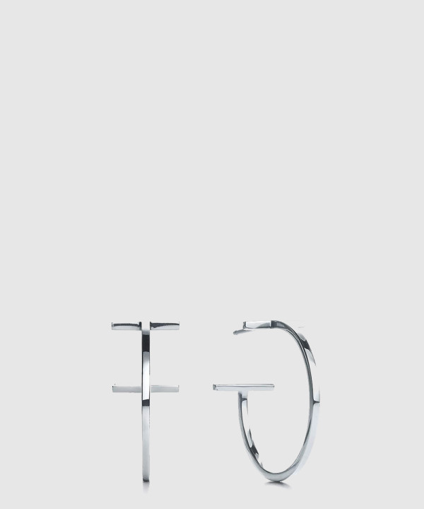 T1 후프 귀걸이