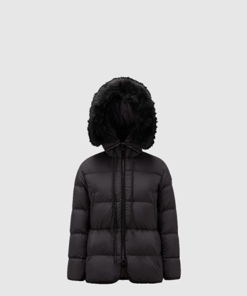 로고 쇼트 패딩