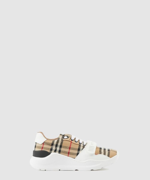 체크 레더 스니커즈 80505091