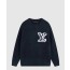 로고 니트 톱